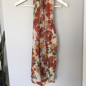 Floral Infinity Scarf